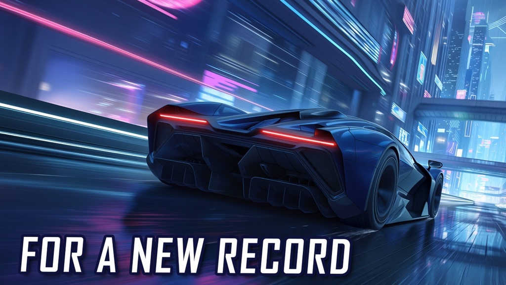 【フリーBGM】For a New Record【かっこいい / Drum'n'Bass風 / レース】