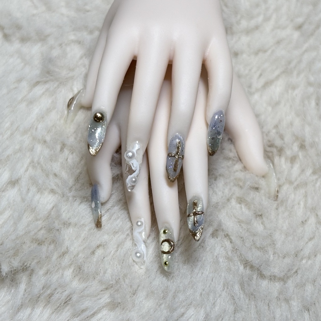 【DD ハンドネイル】Luna nail