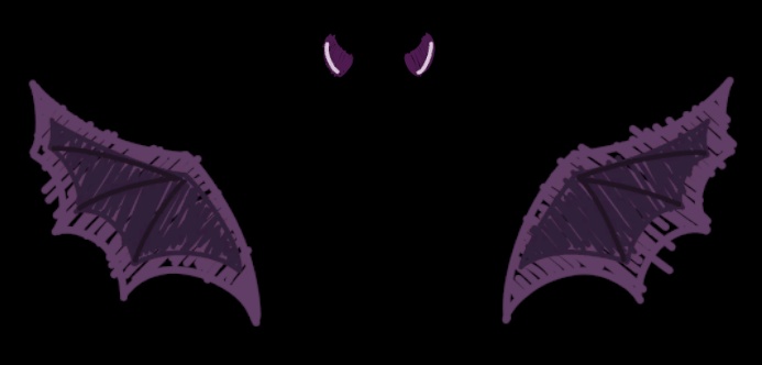 2D Anime Particle Angel / Devil Parts