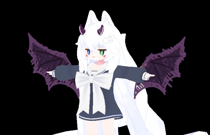 2D Anime Particle Angel / Devil Parts