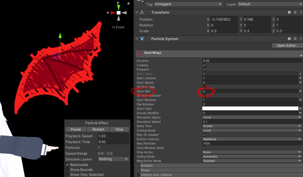 Particle Acc Pack 3 メンヘラ Ver