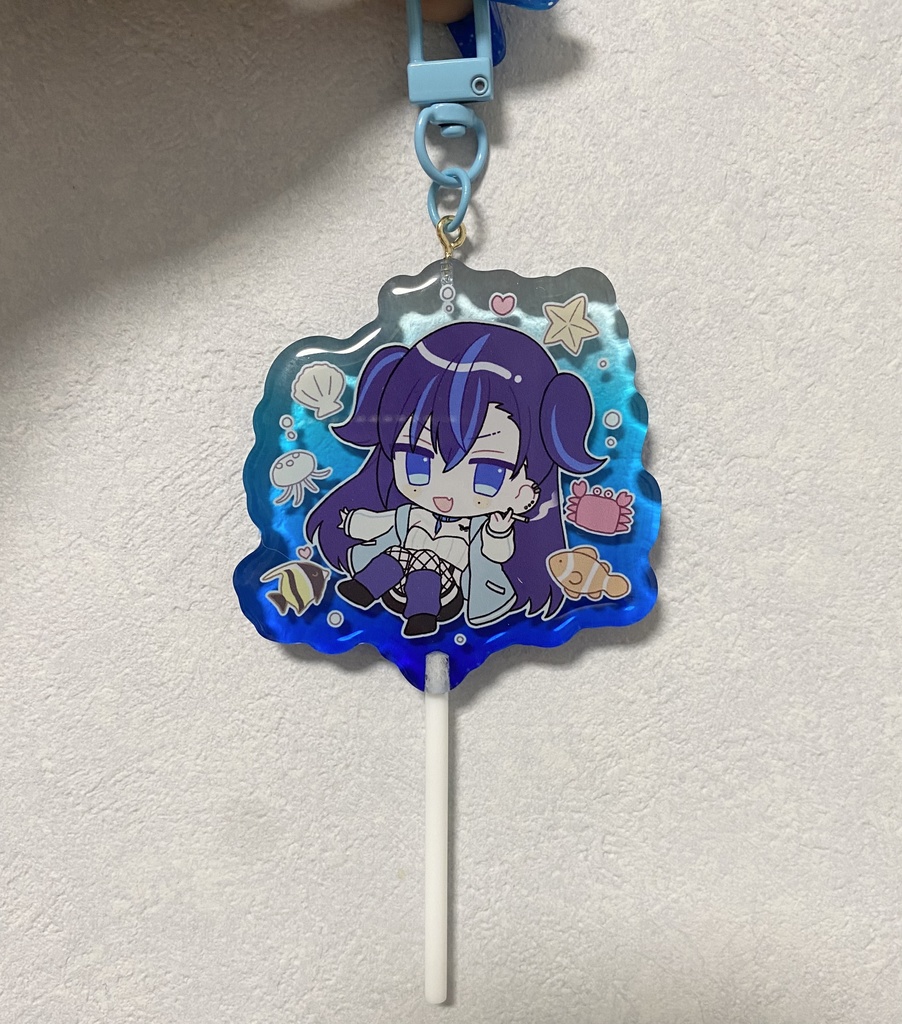 白鯨ほえるキャンディアクリルキーホルダー