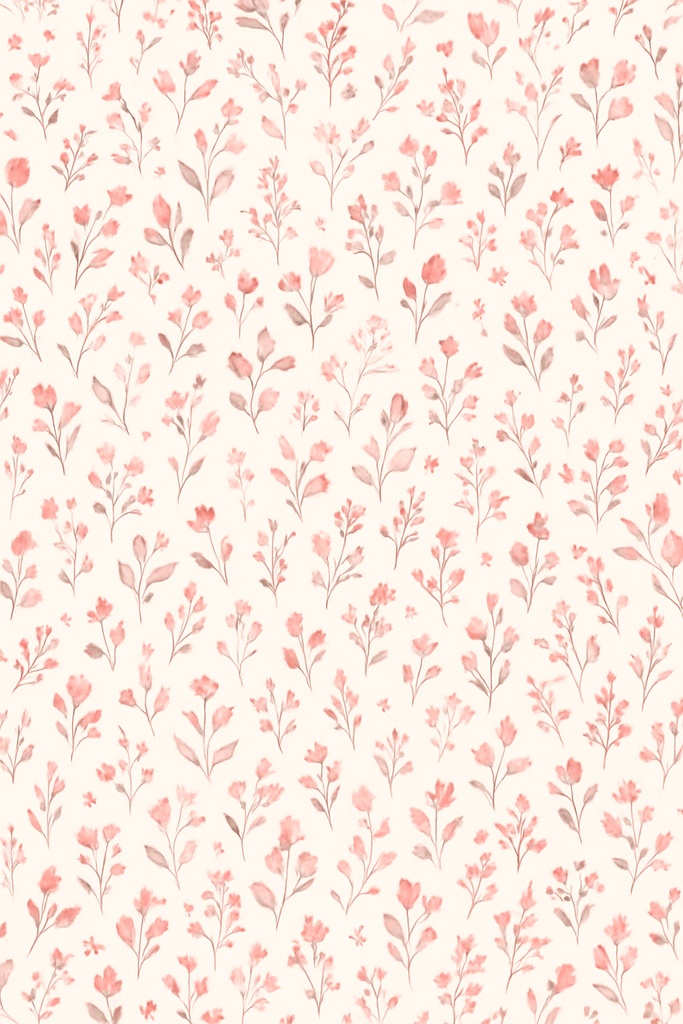 花柄ピンクデジタルペーパー