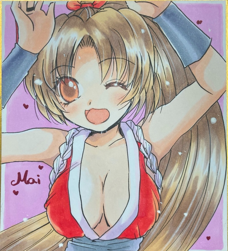 【ミニ色紙】 レイレイ 不知火舞