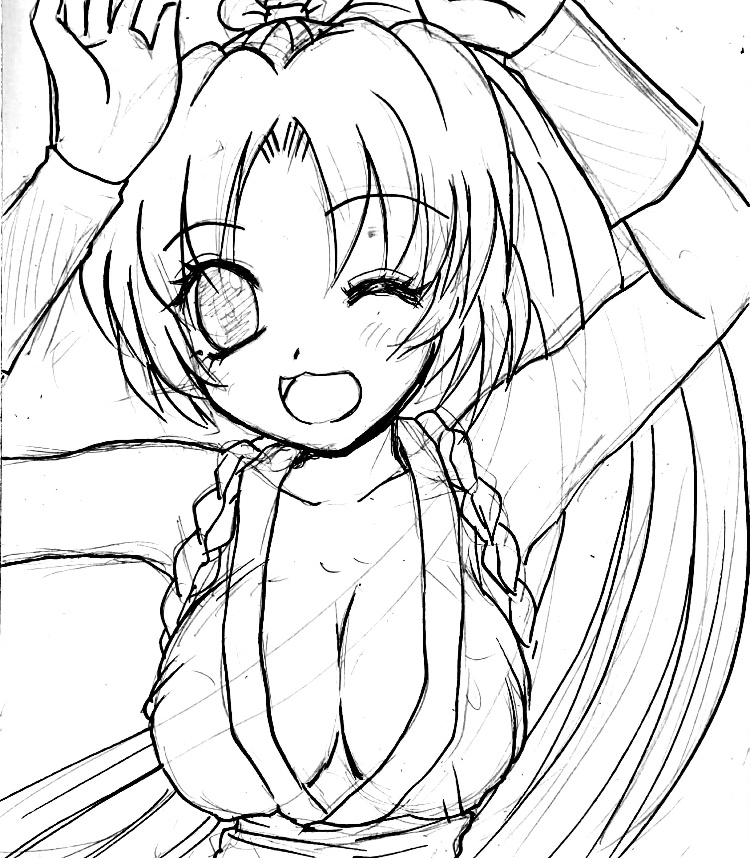 【ミニ色紙】 レイレイ 不知火舞