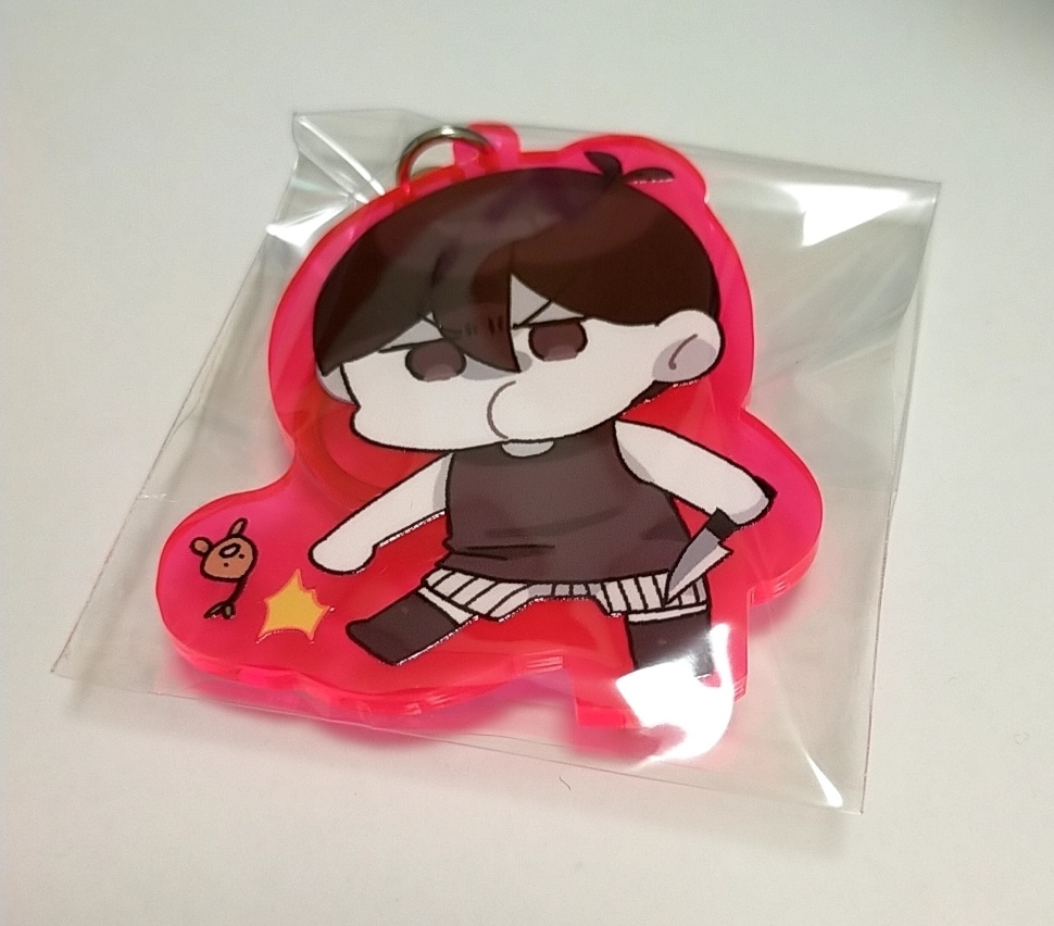 オモリ4感情アクリルキーホルダー