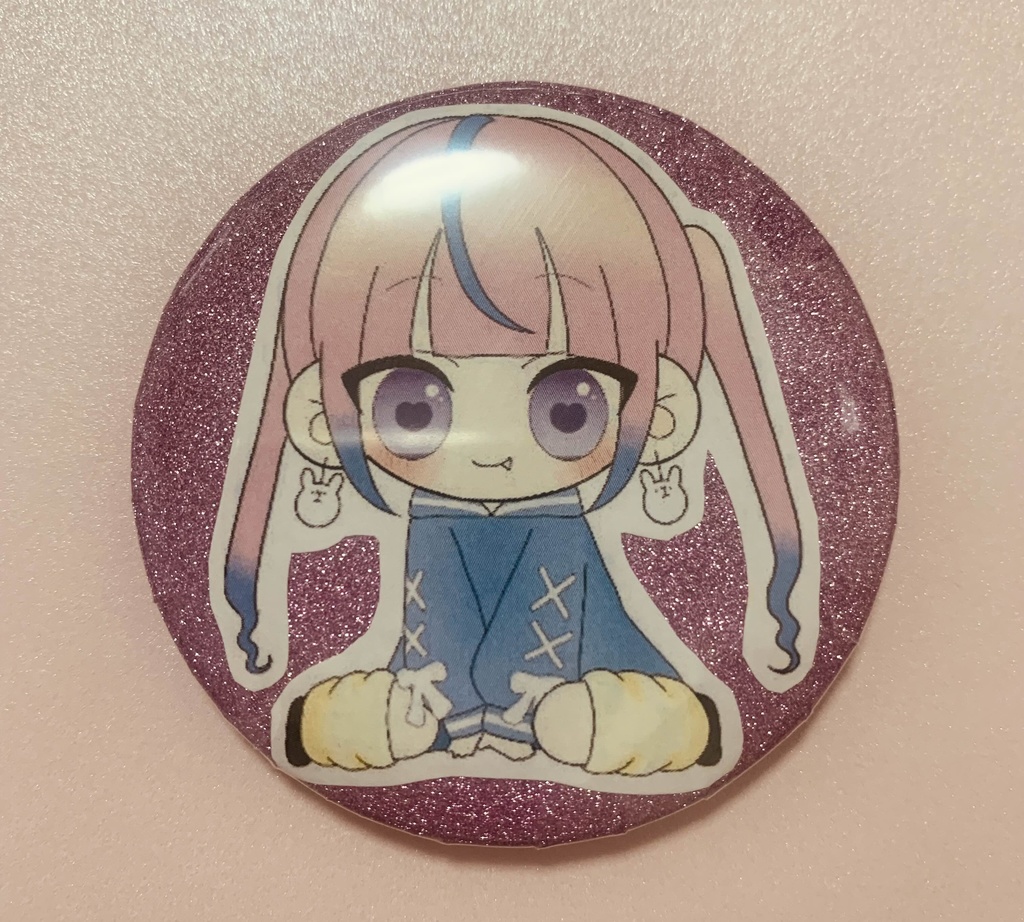 ショップ開設記念缶バッジ【背景キラキラ】