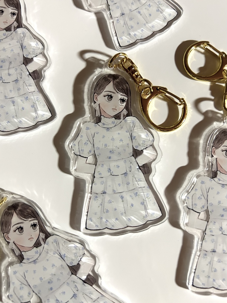 dress girl アクリルキーホルダー