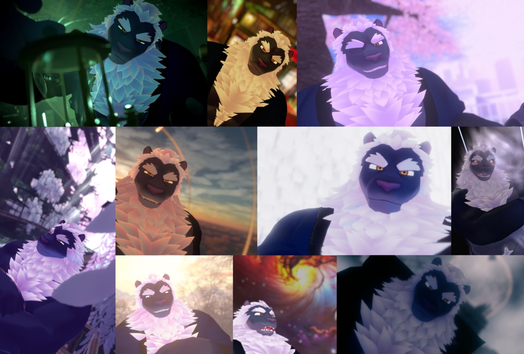 シシザキ【VRChat想定オリジナル3Dアバター】