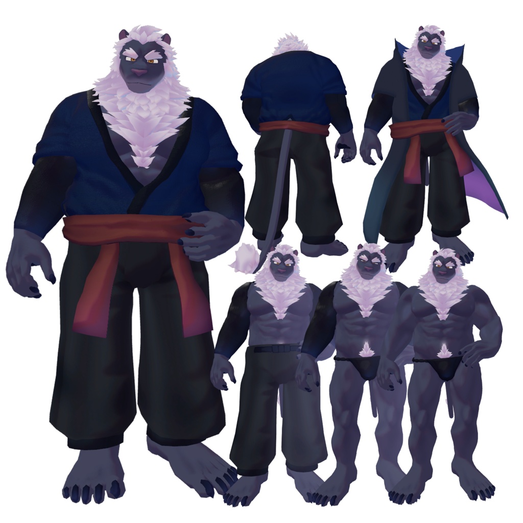 シシザキ【VRChat想定オリジナル3Dアバター】