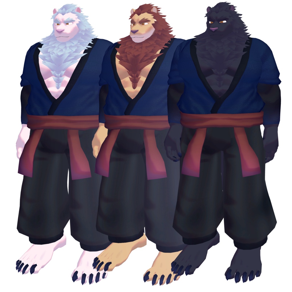 シシザキ【VRChat想定オリジナル3Dアバター】