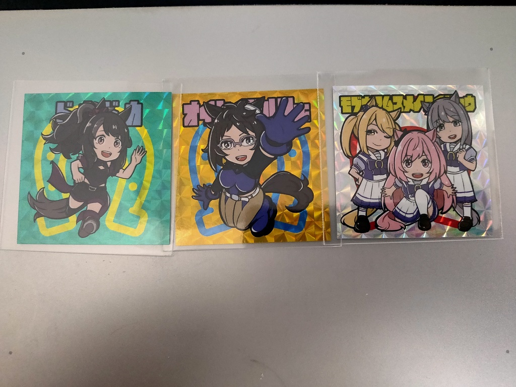 【匿名配送版】モブウマ娘シール　第４弾　３枚セット