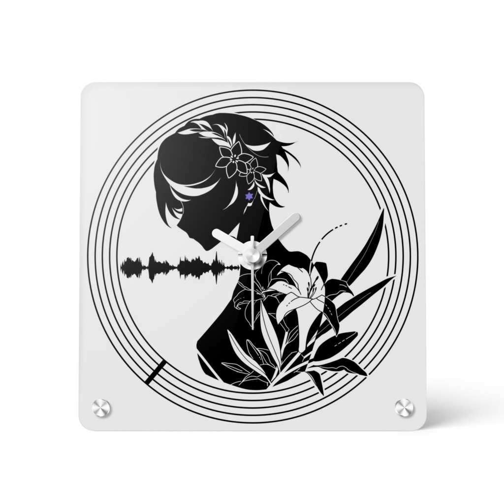 アクリル時計_Kotonoha.U