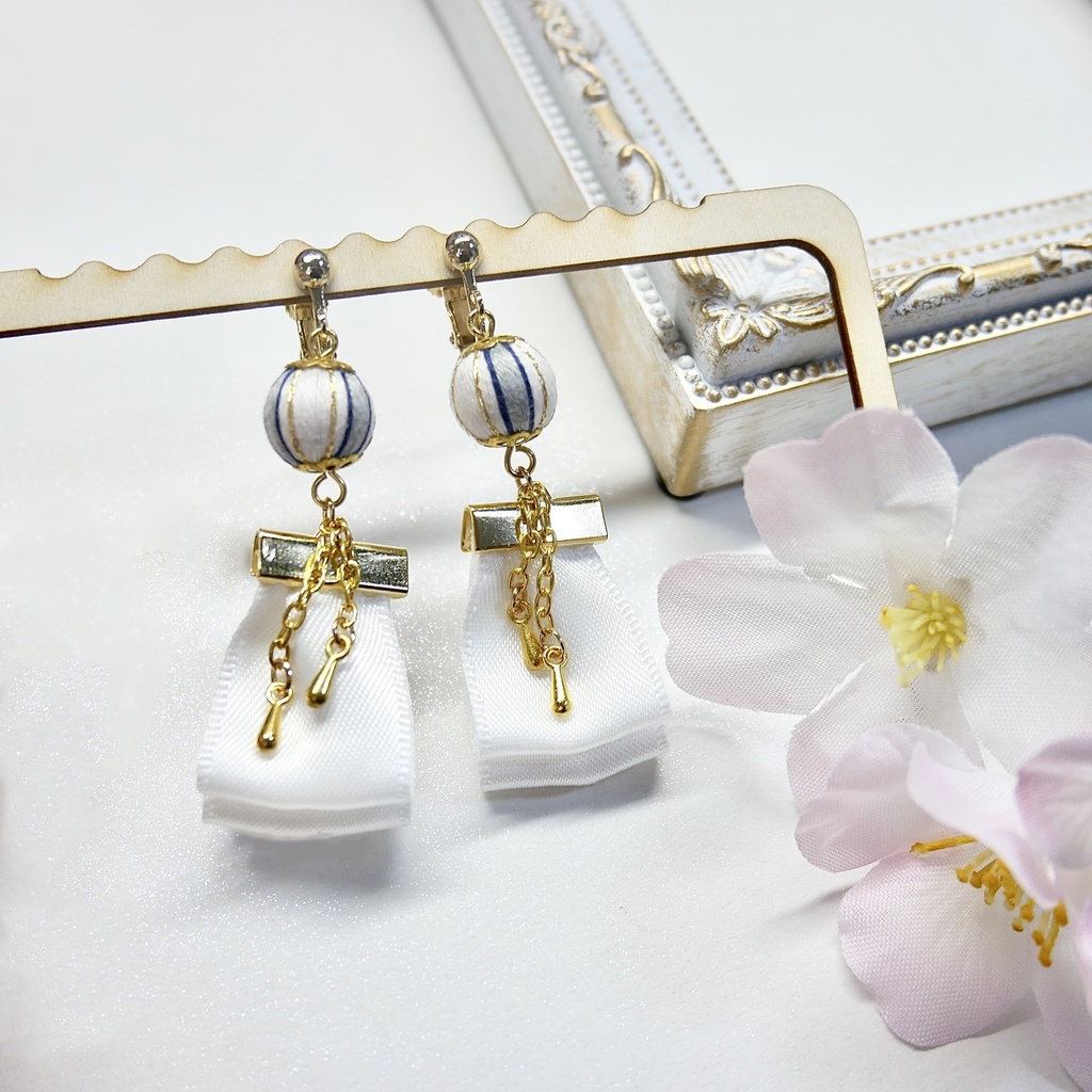 鶴丸国永・大倶利伽羅 巻き玉 イヤリング・ピアス