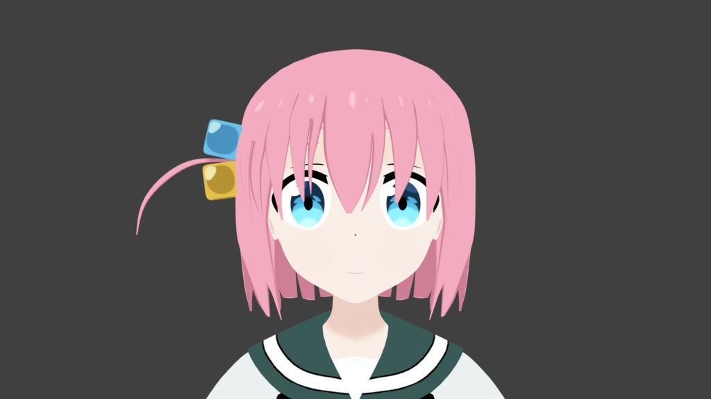 Bocchi 3D model .blend