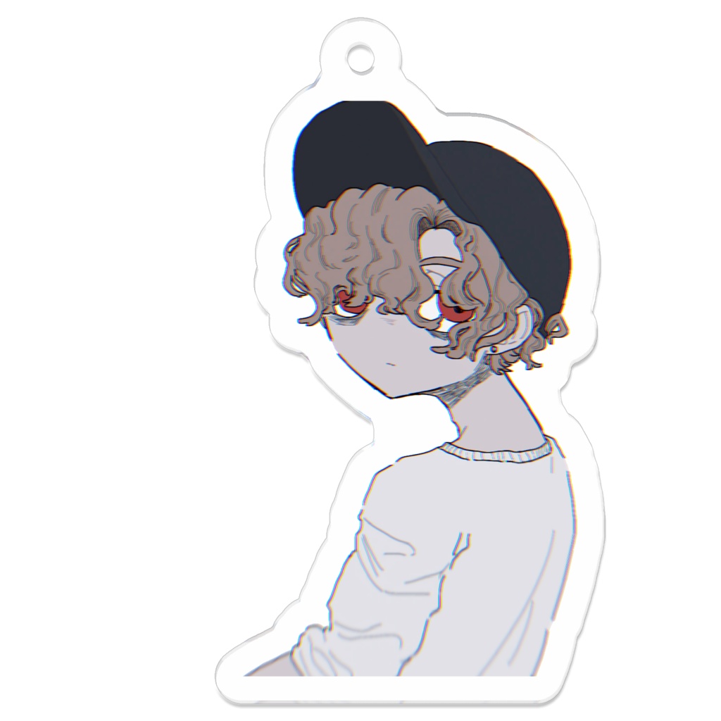 キャップの子 アクリルキーホルダー