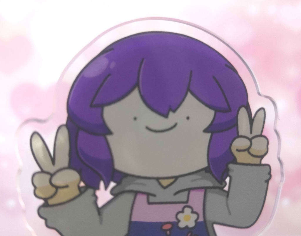 おくづま　ダブルピースアクリルスタンド