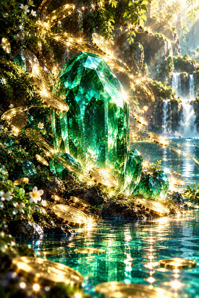 GOLDWAVE — Emerald Flow｜黄金の波とエメラルド