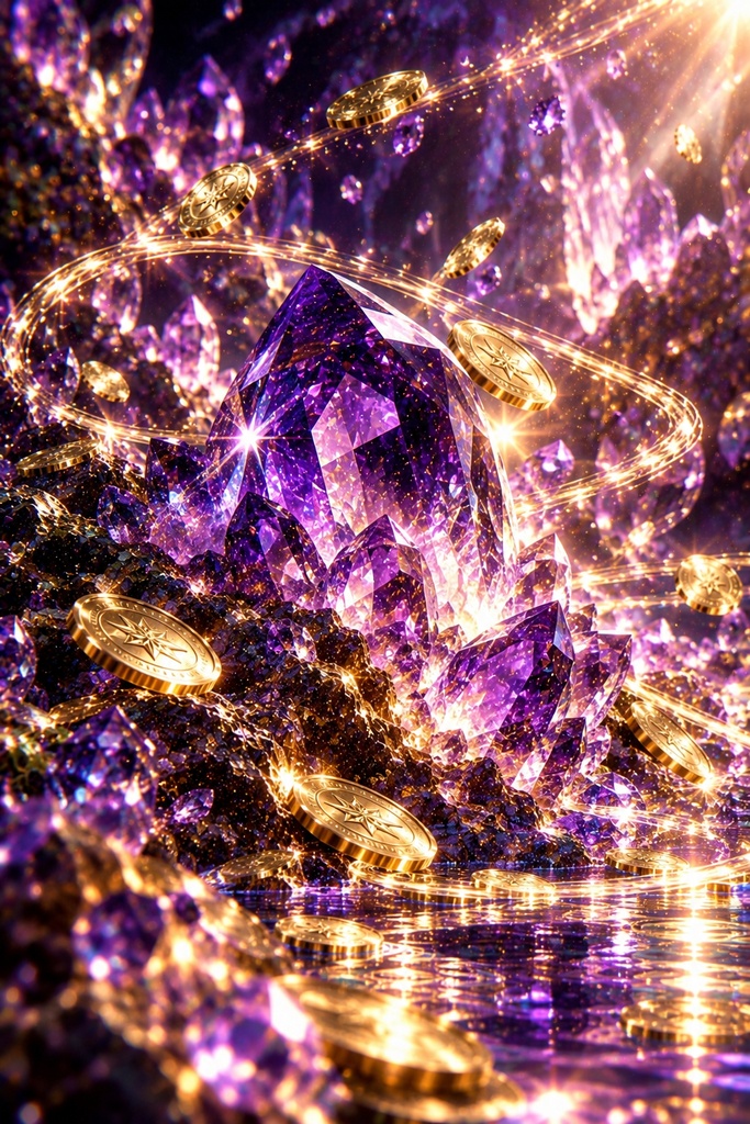 GOLDWAVE — Amethyst Dream|黄金に輝くアメジスト
