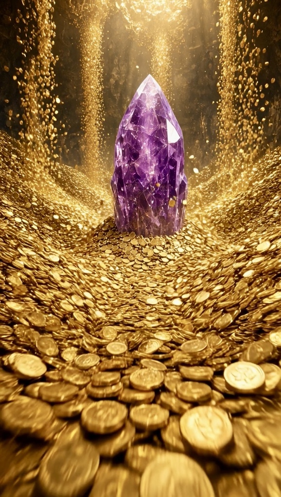 GOLDWAVE | Amethyst & Golden Waterfall 💜🪙