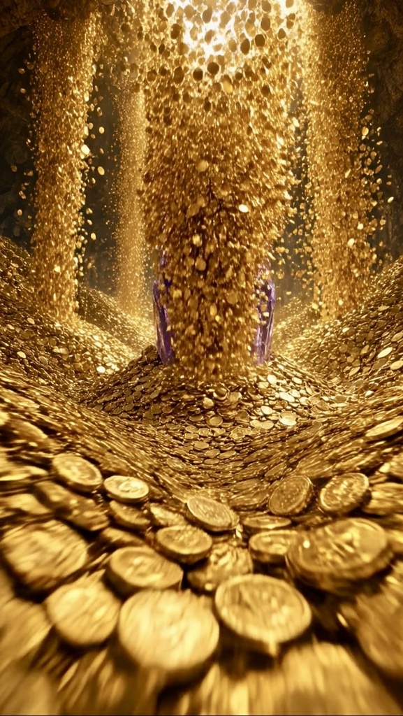 GOLDWAVE | Amethyst & Golden Waterfall 💜🪙