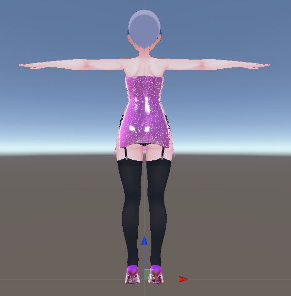 桔梗ちゃん用夜の街を歩くためのシンプルなボディコン