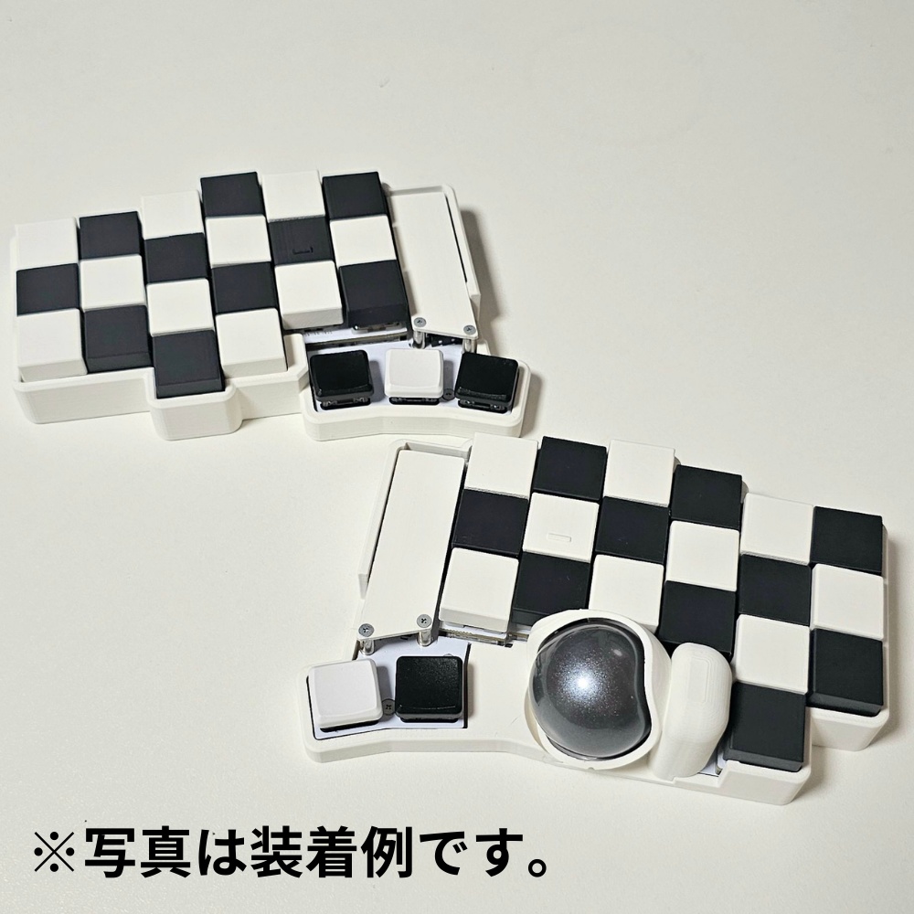 keyball61 + OLEDカバー【カラーオプション有り】【左ボール用モデル対応!】