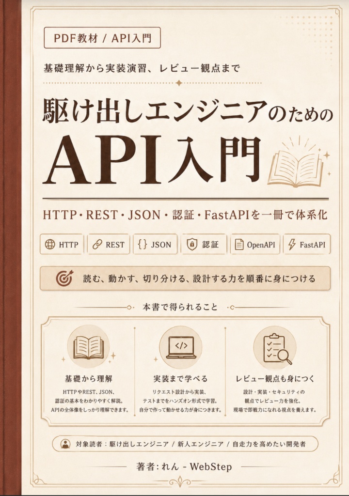 駆け出しエンジニアのためのAPI入門 | 実践演習で確実に学ぼう!