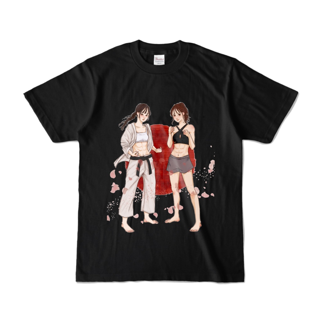 【最強腹筋女子会】オリジナルTシャツ part1(正面印刷)