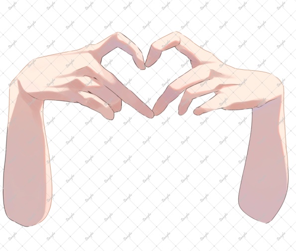 【VTuber向け】ハートの手