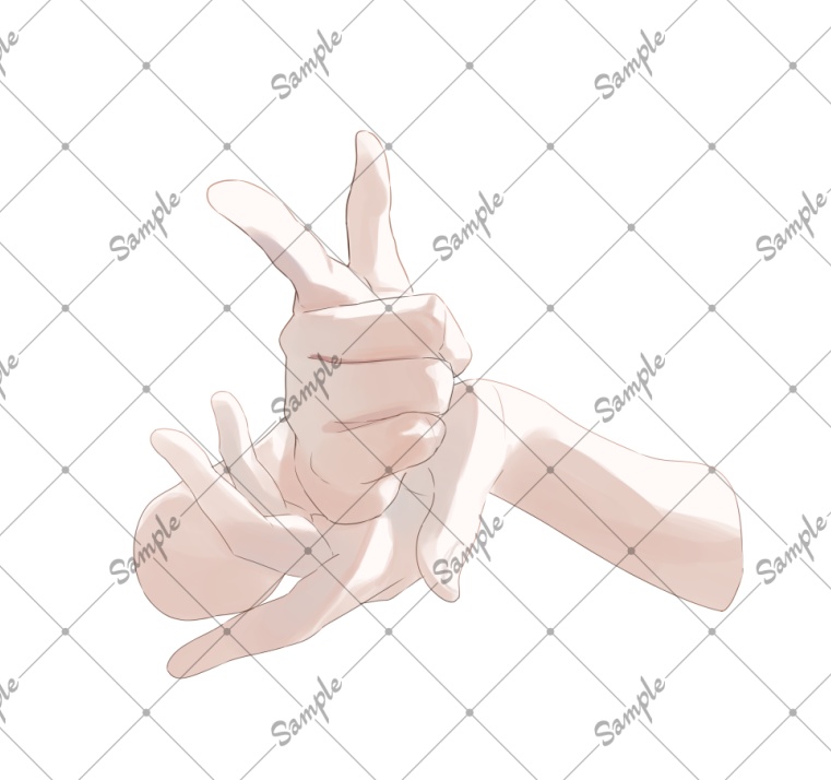 【VTuber向け】ばきゅんの手