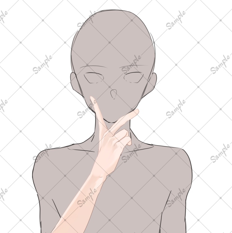 【VTuber向け】顎ピース