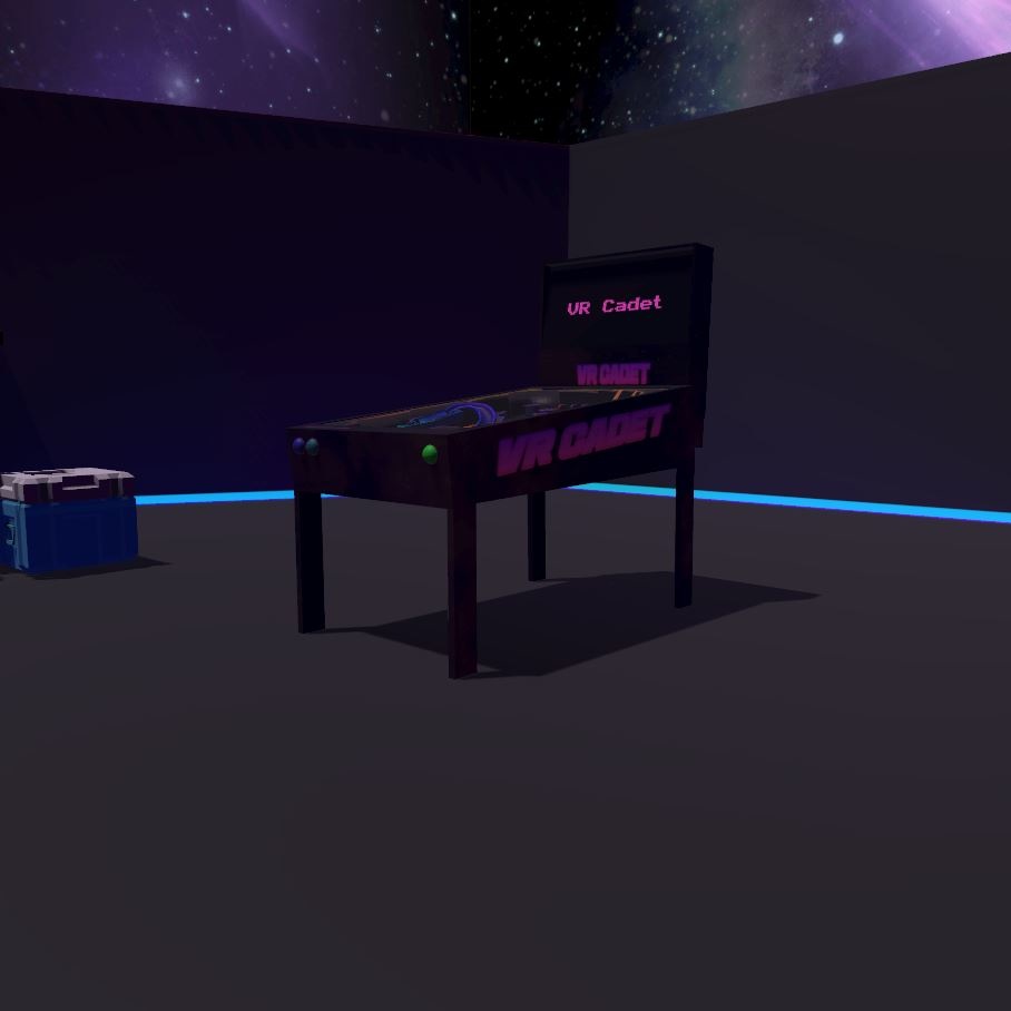 VRCadet Pinball Table VRChat World Asset