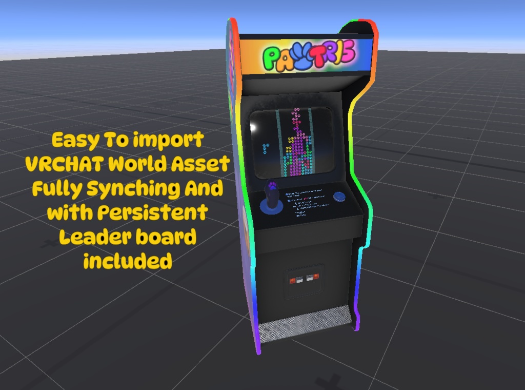 VR Arcade : Pawtris, VRChat World Asset