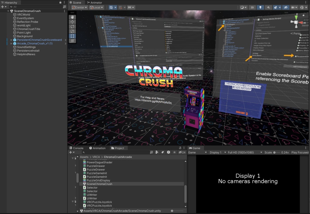 VRC ChromaCrush Arcade