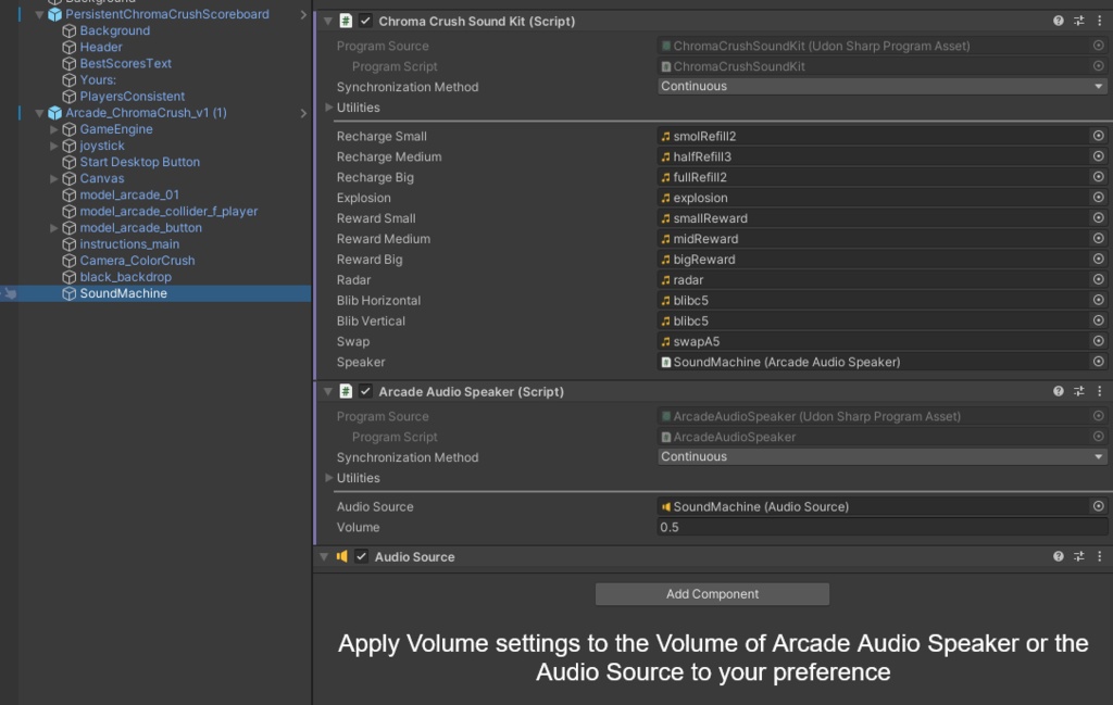 VRC ChromaCrush Arcade