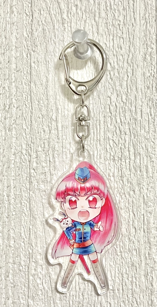 アクリルキーホルダー　スミレ(ポップン)