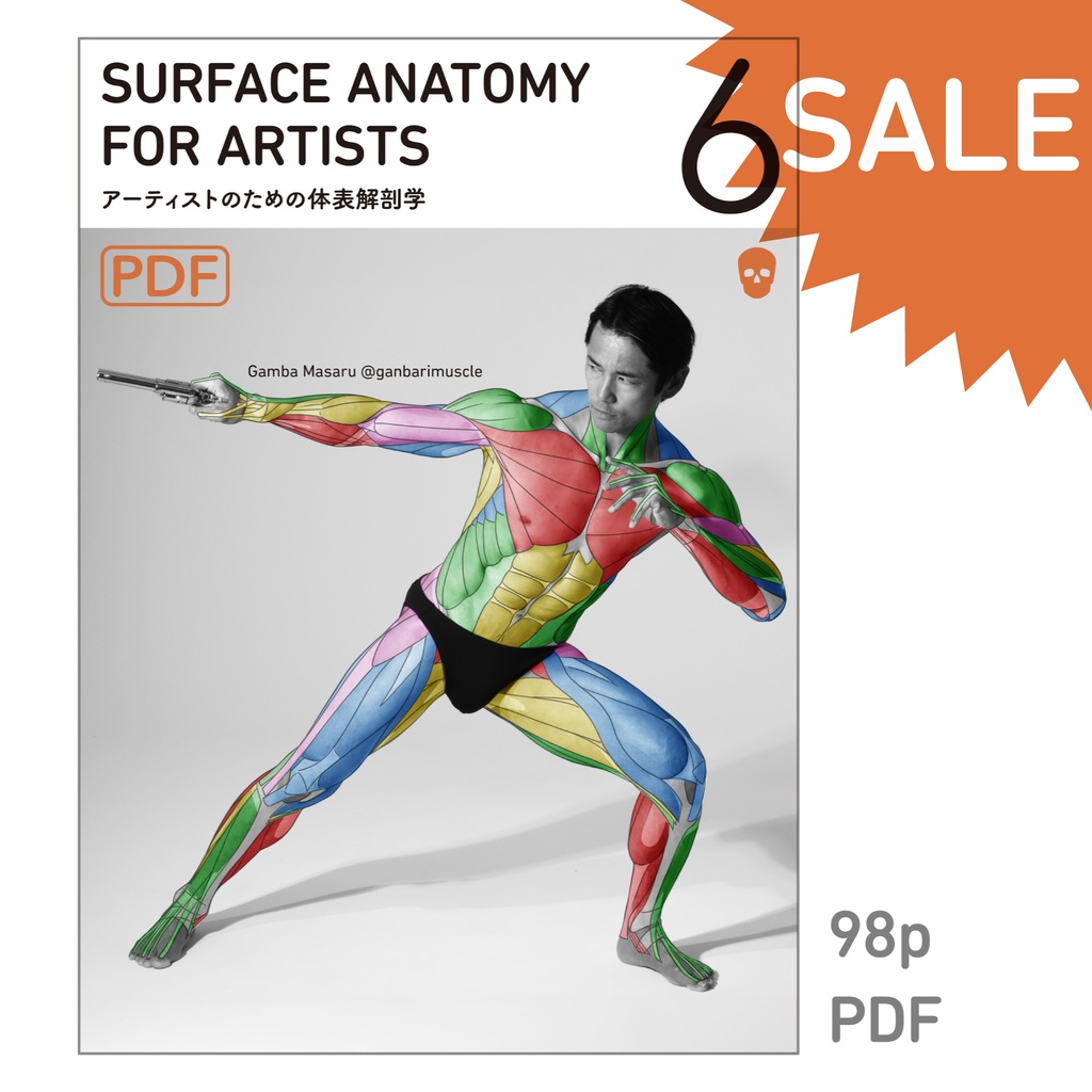アーティストのための体表解剖学6(PDF)