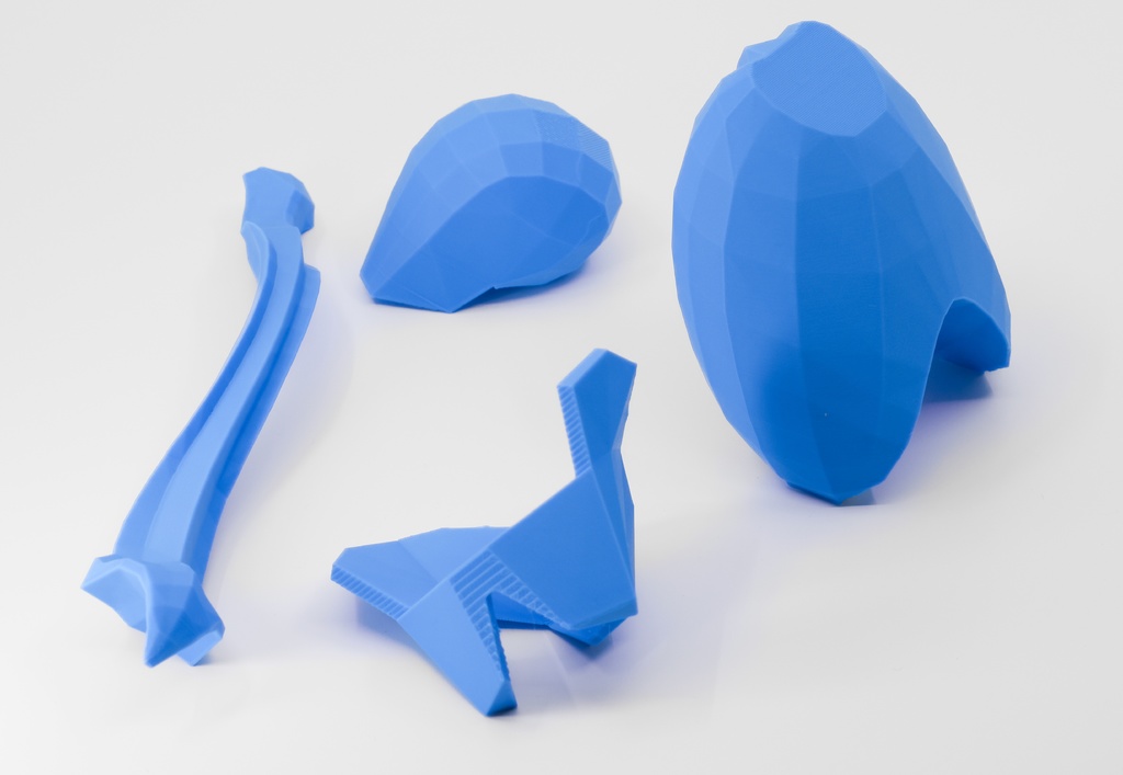 ローポリゴン骨格模型:体幹ver2(ブルー)