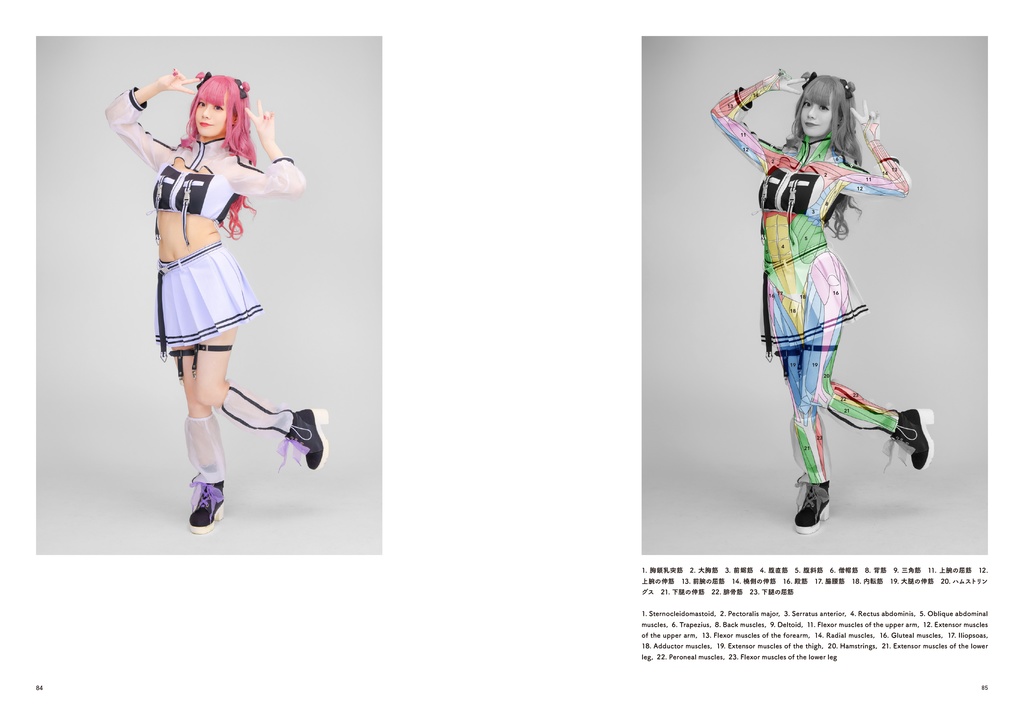 アーティストのための体表解剖学8(PDF)