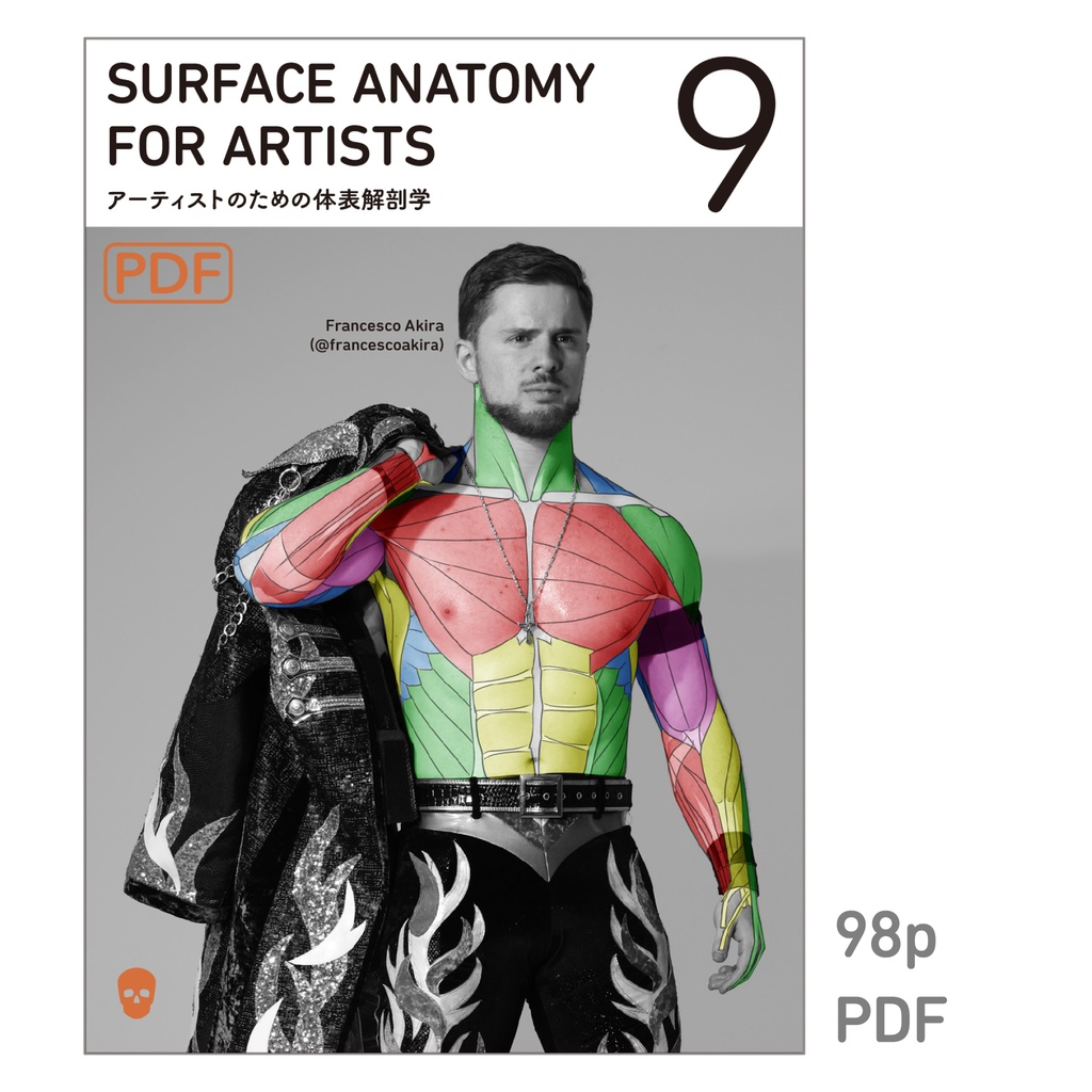 アーティストのための体表解剖学９（PDF）