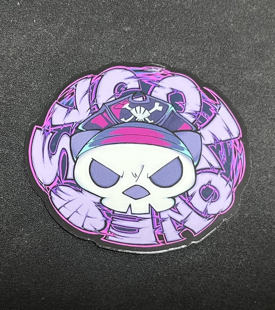 サイコロん  ラッコ海賊  ステッカー