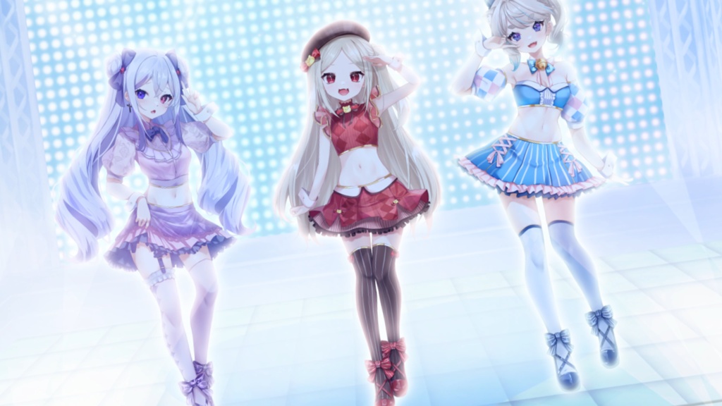 【サインはB / 公開記念】ちーちゃん / 堕落ぴて / 猫入あこ 記念壁紙