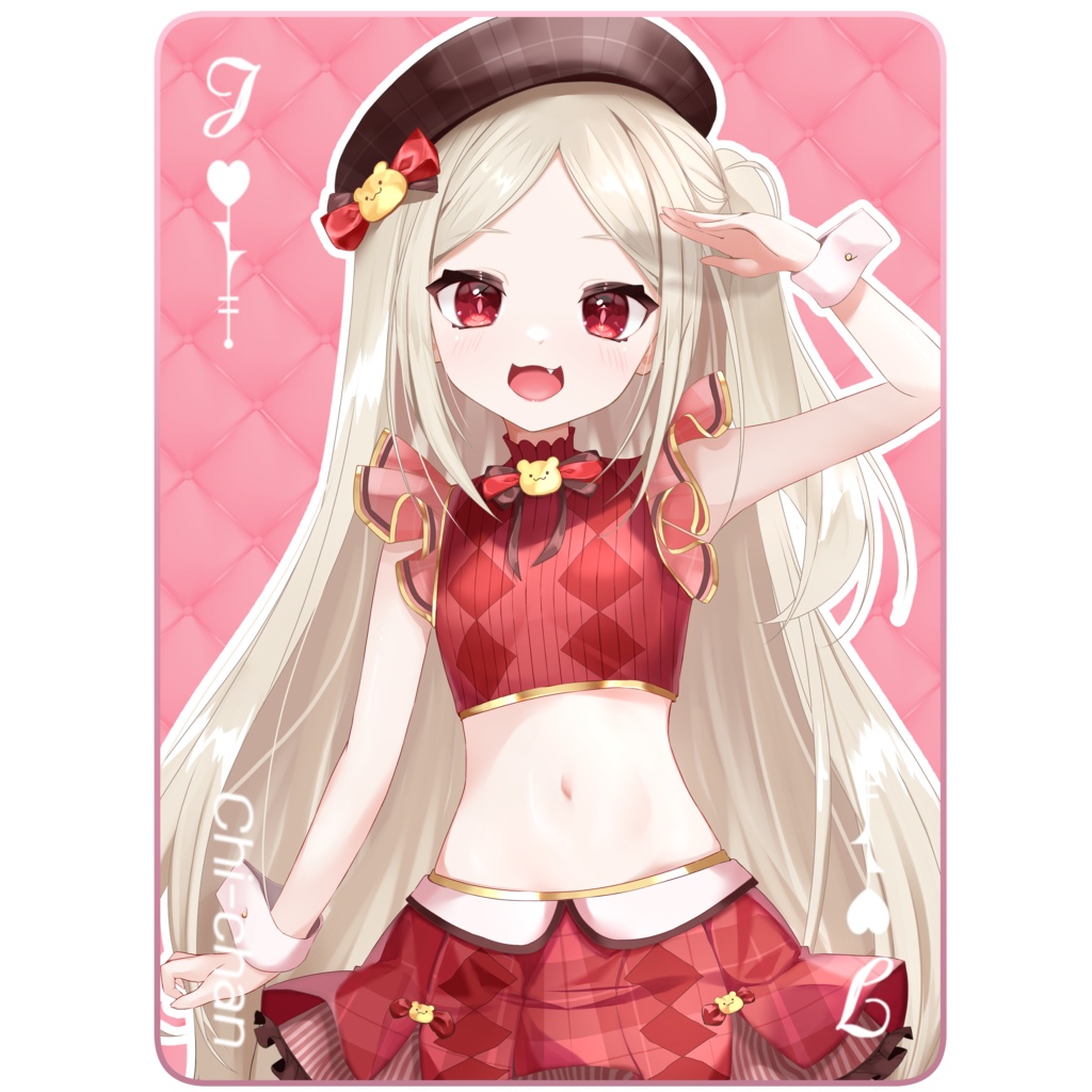 【サインはB / 公開記念】ちーちゃん / 堕落ぴて / 猫入あこ 記念壁紙