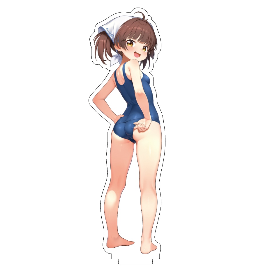 野増菜かなで　スク水Ver　アクリルスタンド