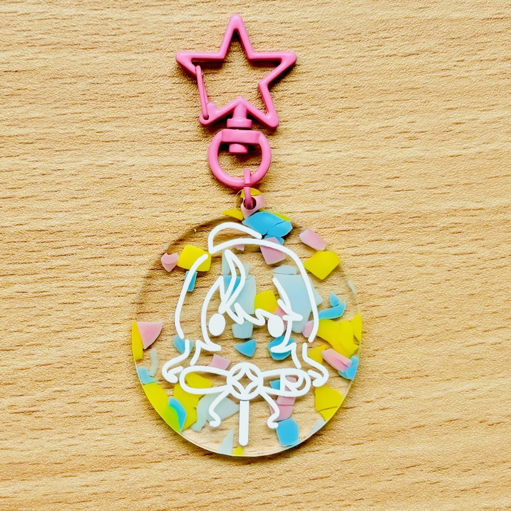 らむキャンディアクリルキーホルダー カラフル