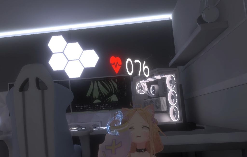 【無料】OSC PCパソコンの情報 &心拍数&FPS&headset Electricity