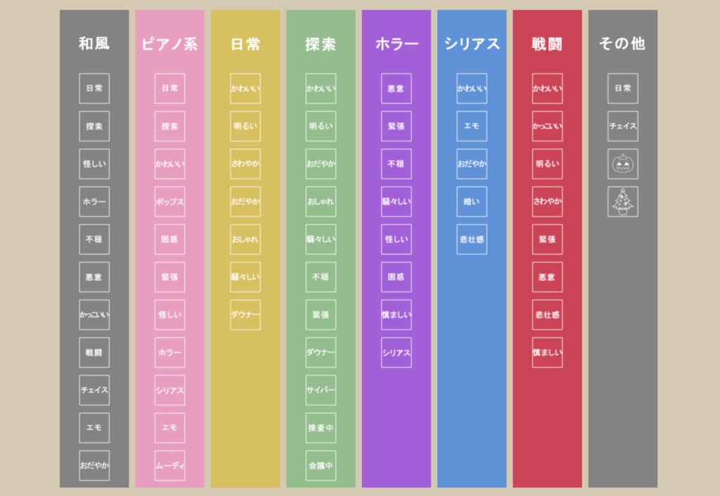 【 無料ルームデータ 】BGM部屋