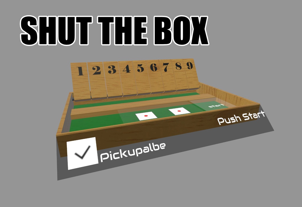 【VRChat】Shut the box