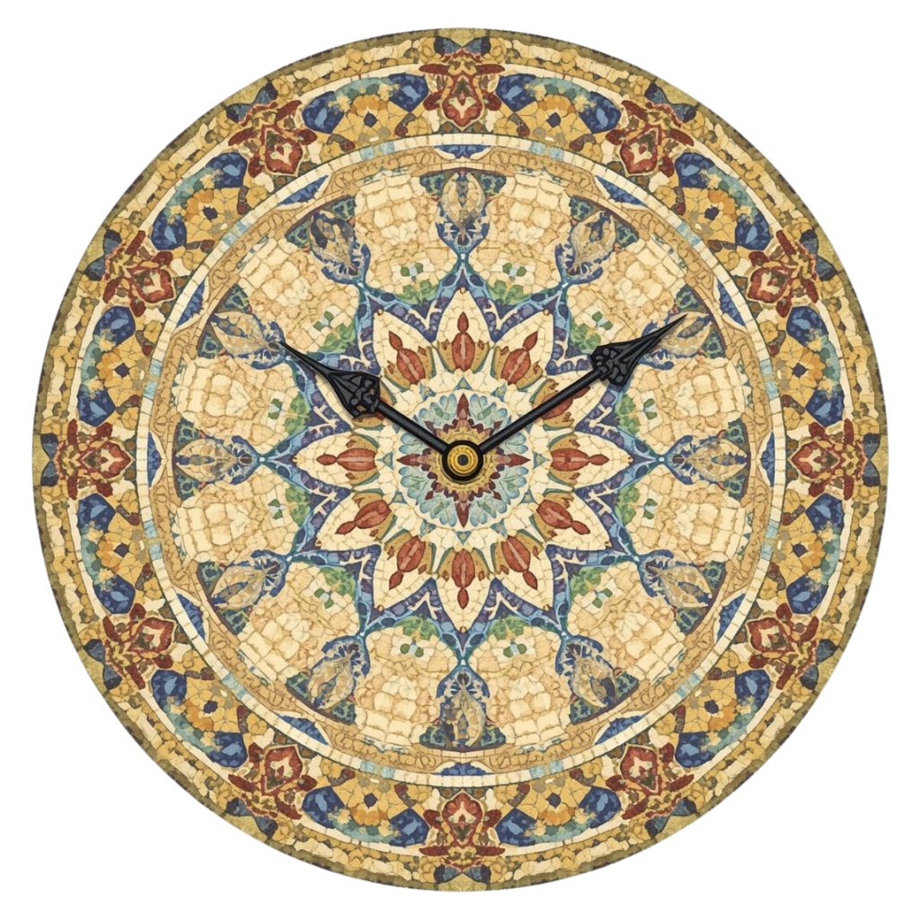 水彩画アンティーク時計のクリップアート素材13点セット|PNG背景透過